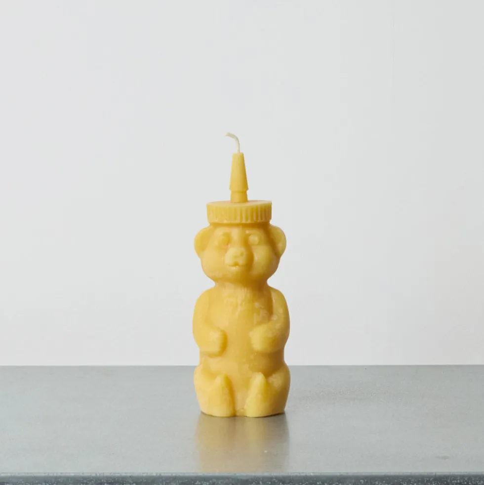Bougie Ours pot de miel
