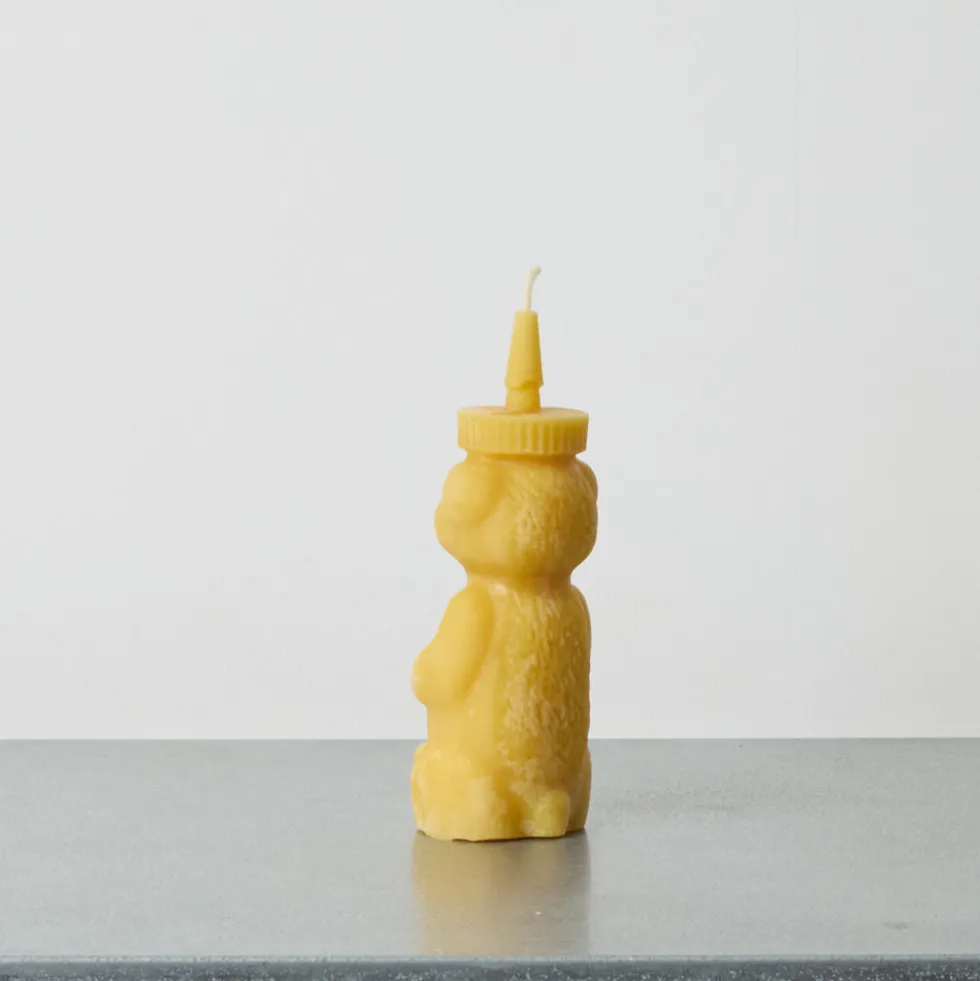 Bougie Ours pot de miel