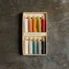 Bougies en cire de riz - Couleurs terre