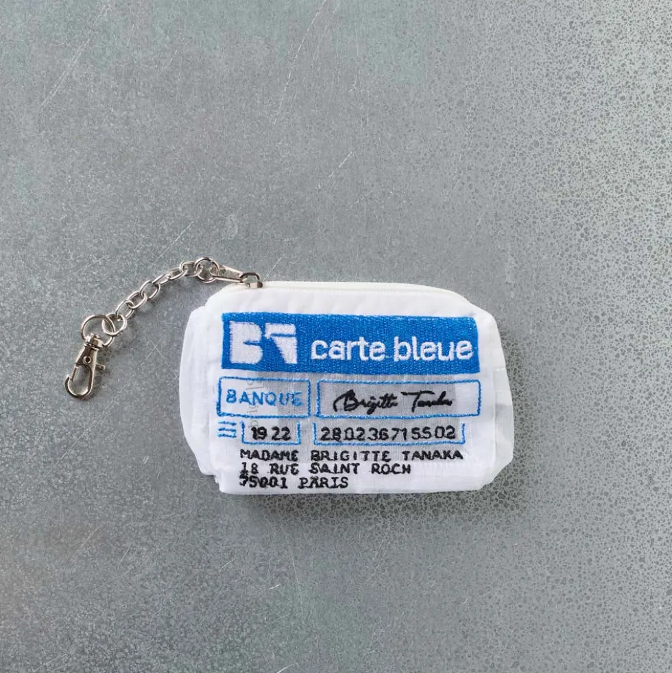 Brigitte Tanaka - Pochette en organza - Carte Bleue