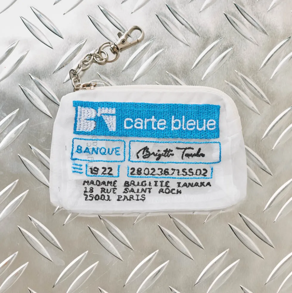 Brigitte Tanaka - Pochette en organza - Carte Bleue
