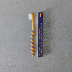 Brosse à dent - Jaune & Marine