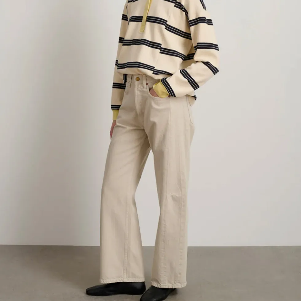 B Sides - Jeans Slim Lasso - Chalk Overdye