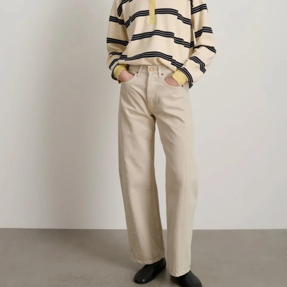 B Sides - Jeans Slim Lasso - Chalk Overdye