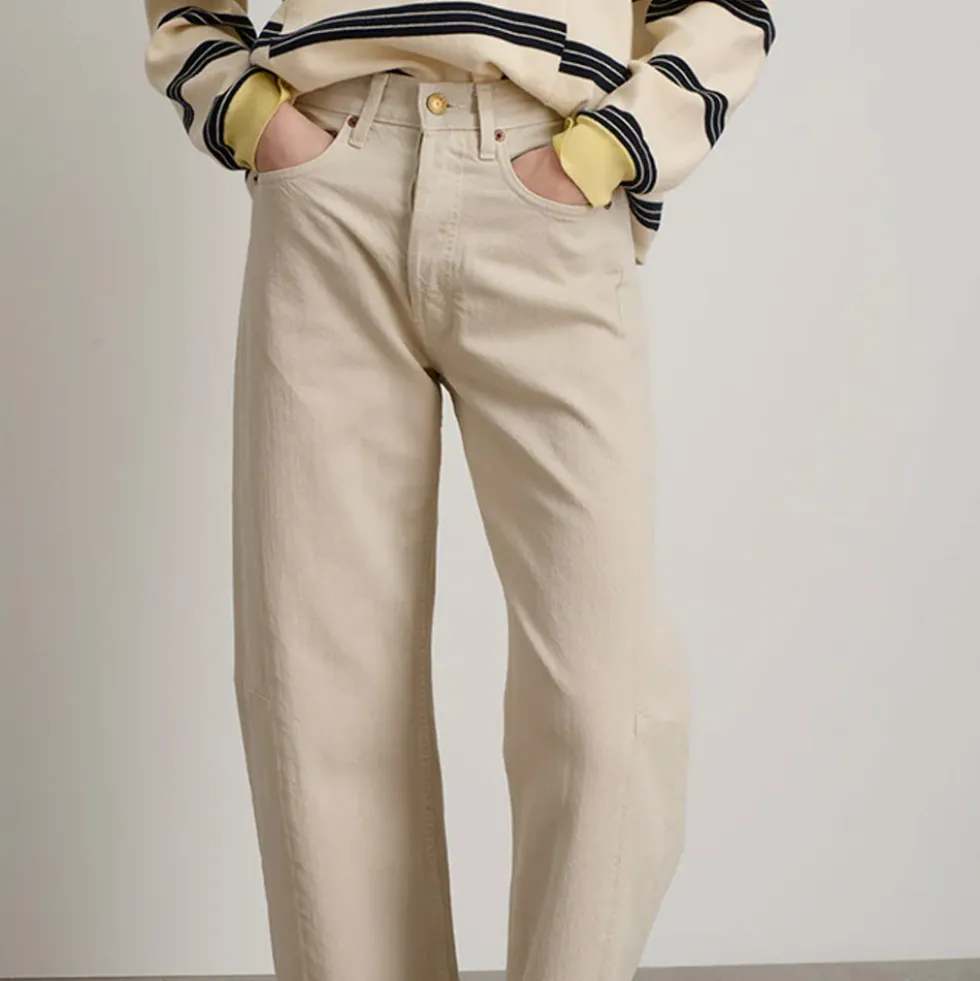 B Sides - Jeans Slim Lasso - Chalk Overdye