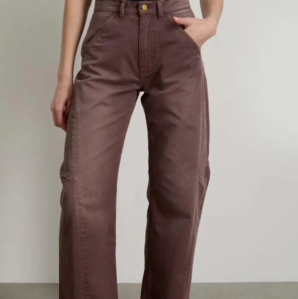 B Sides - Pantalon chino Lange Lasso - Marron Vintage Tess