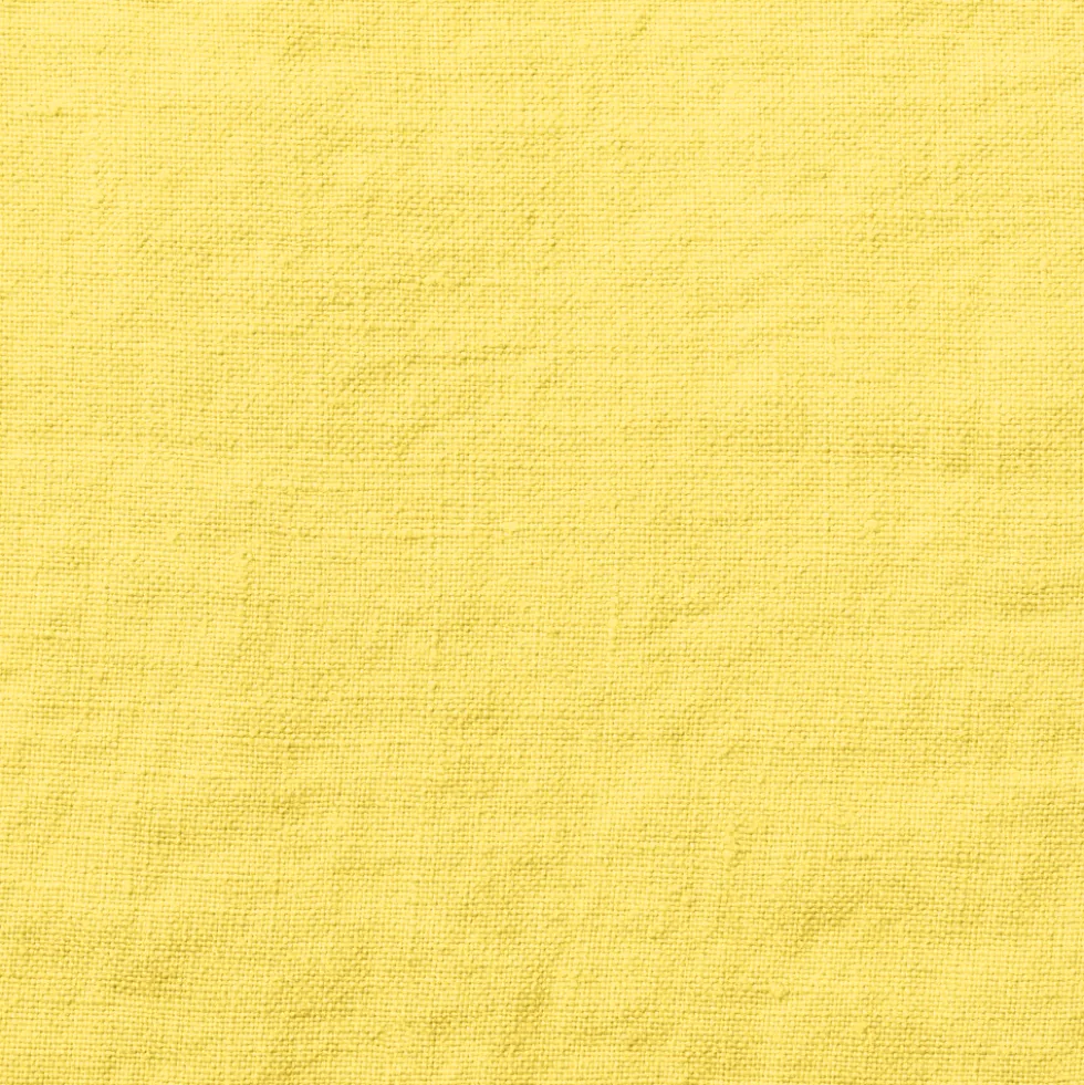 Cabas en lin lavé - Jaune Citronnade
