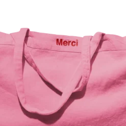 Cabas en lin lavé - Rose Garance