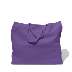 Cabas en lin lavé - Violet Orage