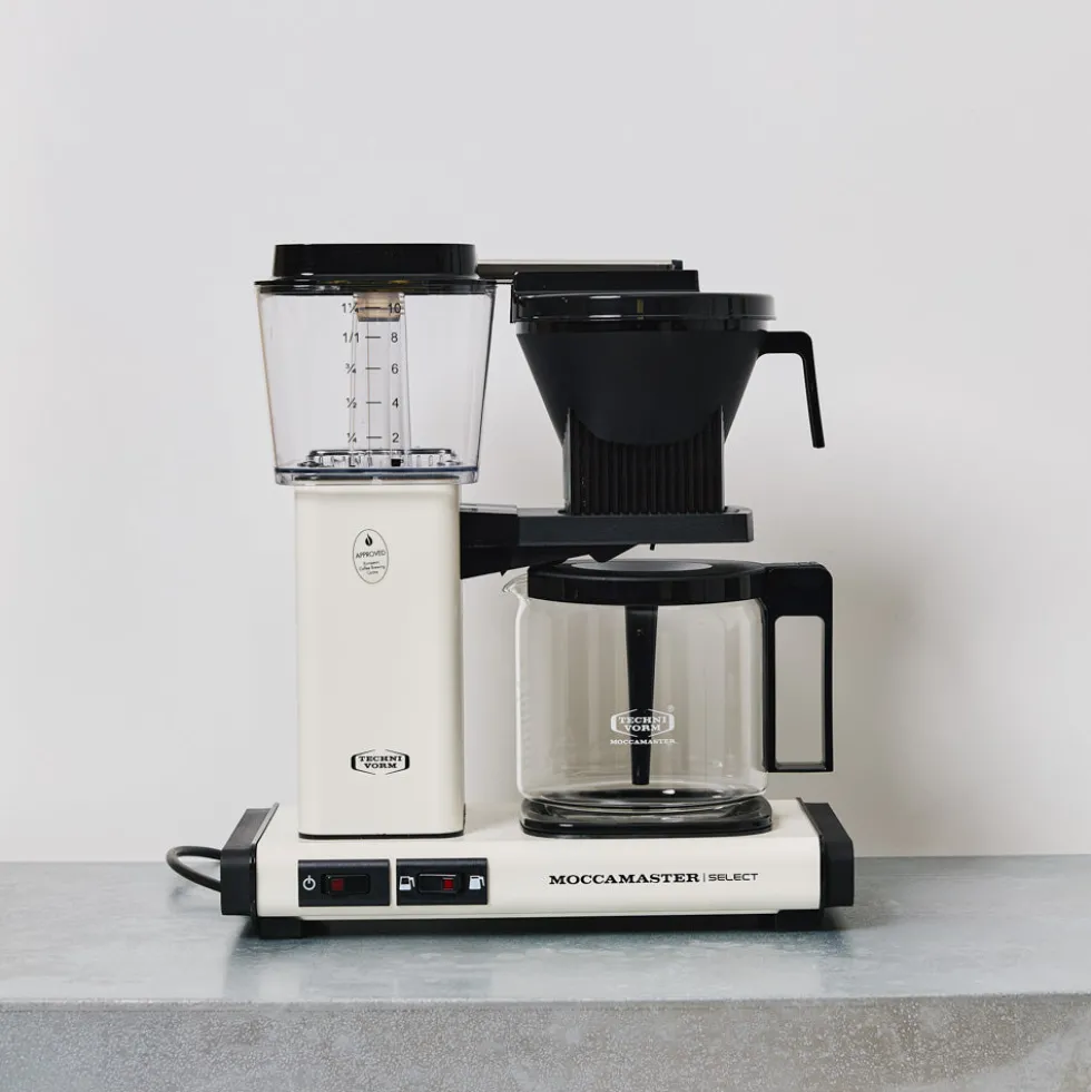 Cafetière filtre Moccamaster - KBG Select Blanc