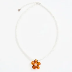 Cajal - Collier Utopia - Ambre & Blanc