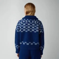 Calle Del Mar - Cardigan Winter Fair Isle - Demi zip