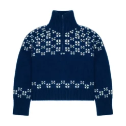Calle Del Mar - Cardigan Winter Fair Isle - Demi zip