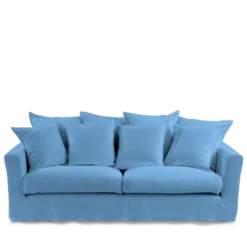 Canapé convertible 3 places - Bleu Primaire