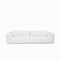 Canapé Slow Family 4 places - Lin Blanc - Bed&Philosophy
