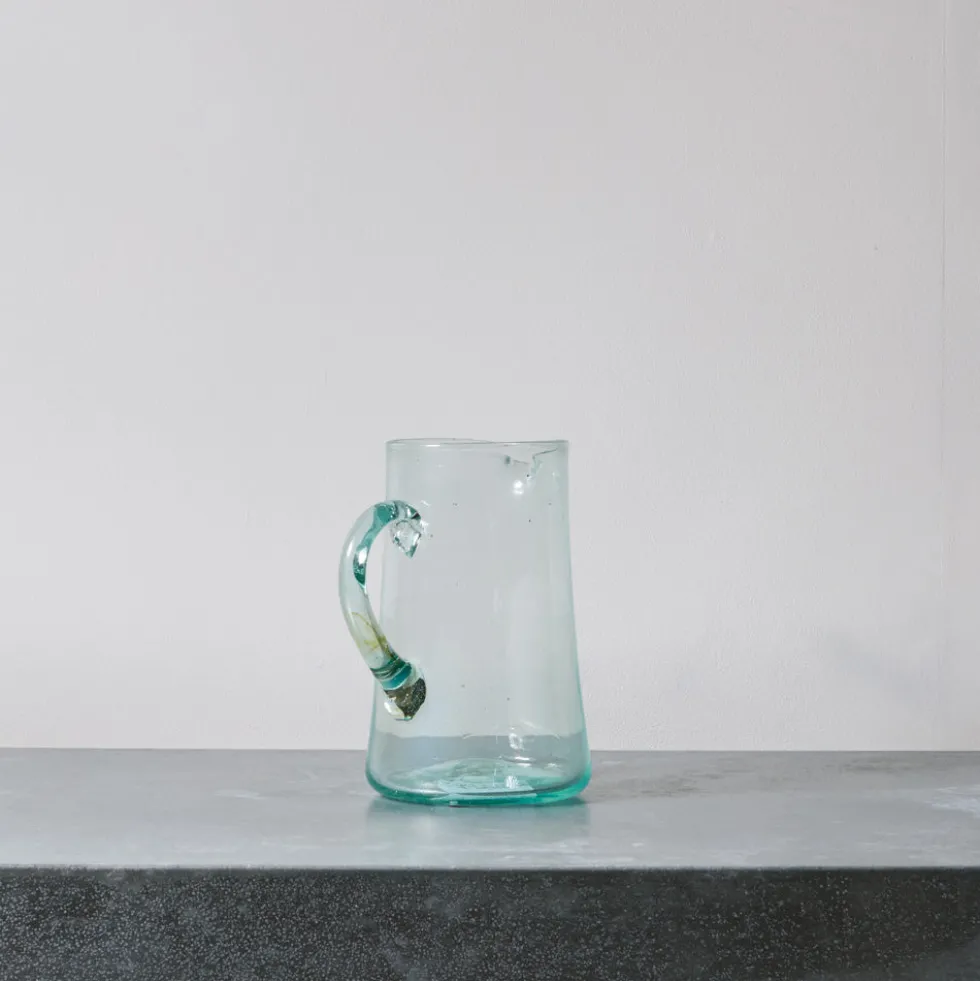 Carafe en verre soufflé