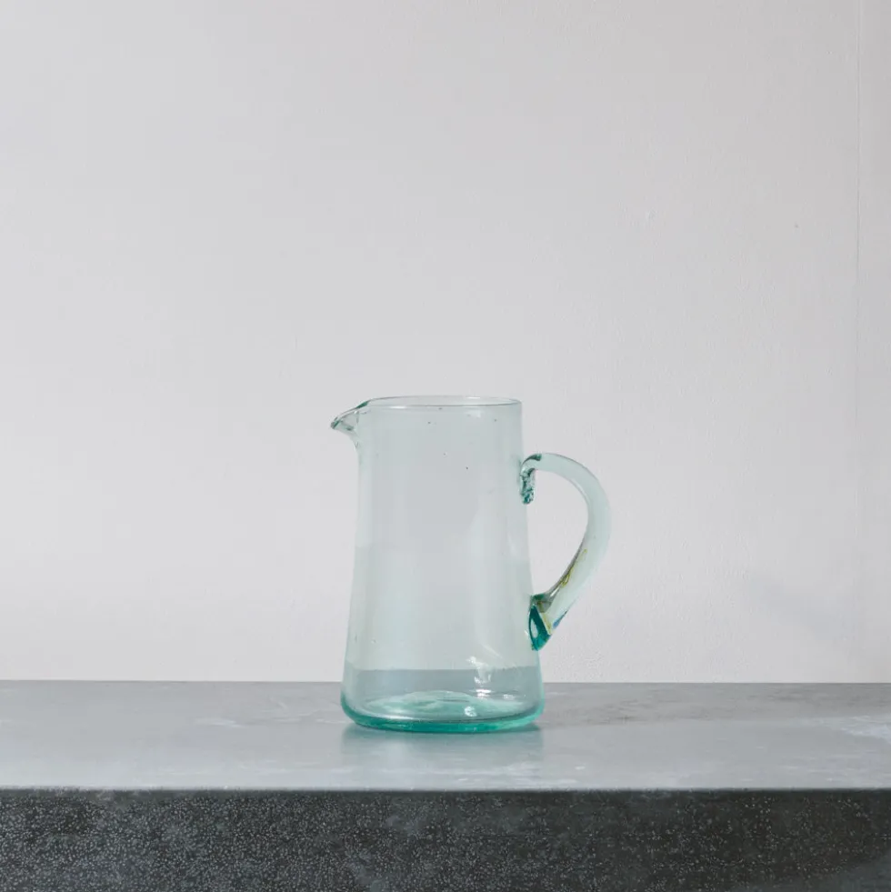 Carafe en verre soufflé