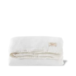 Caramel x Merci - Housse de couette en gaze de coton - Blanc de Meudon
