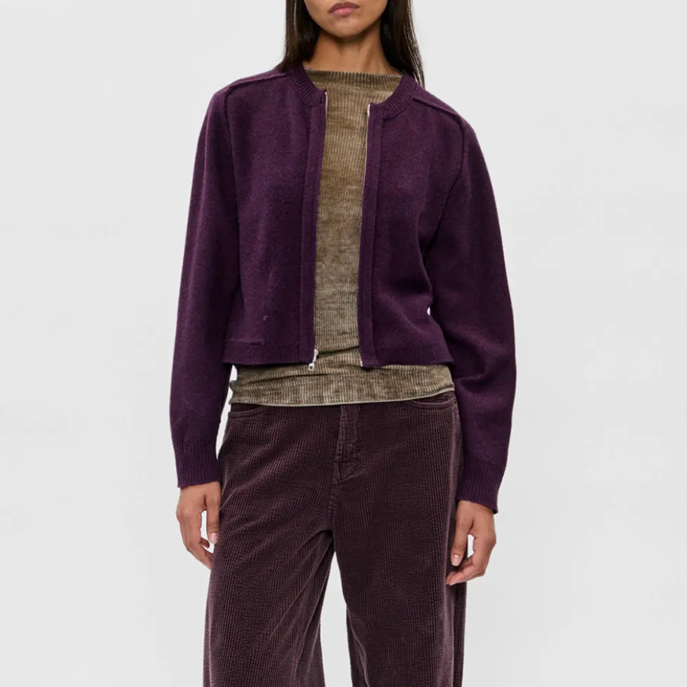 6397 - Cardigan Selvedge - Boysenberry