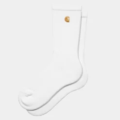 Carhartt Wip - Chaussettes Chase - Blanc