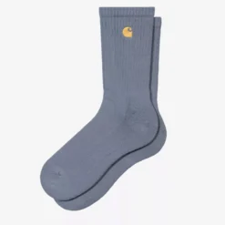 Carhartt WIP - Chaussettes Chase - Shady Blue & Doré