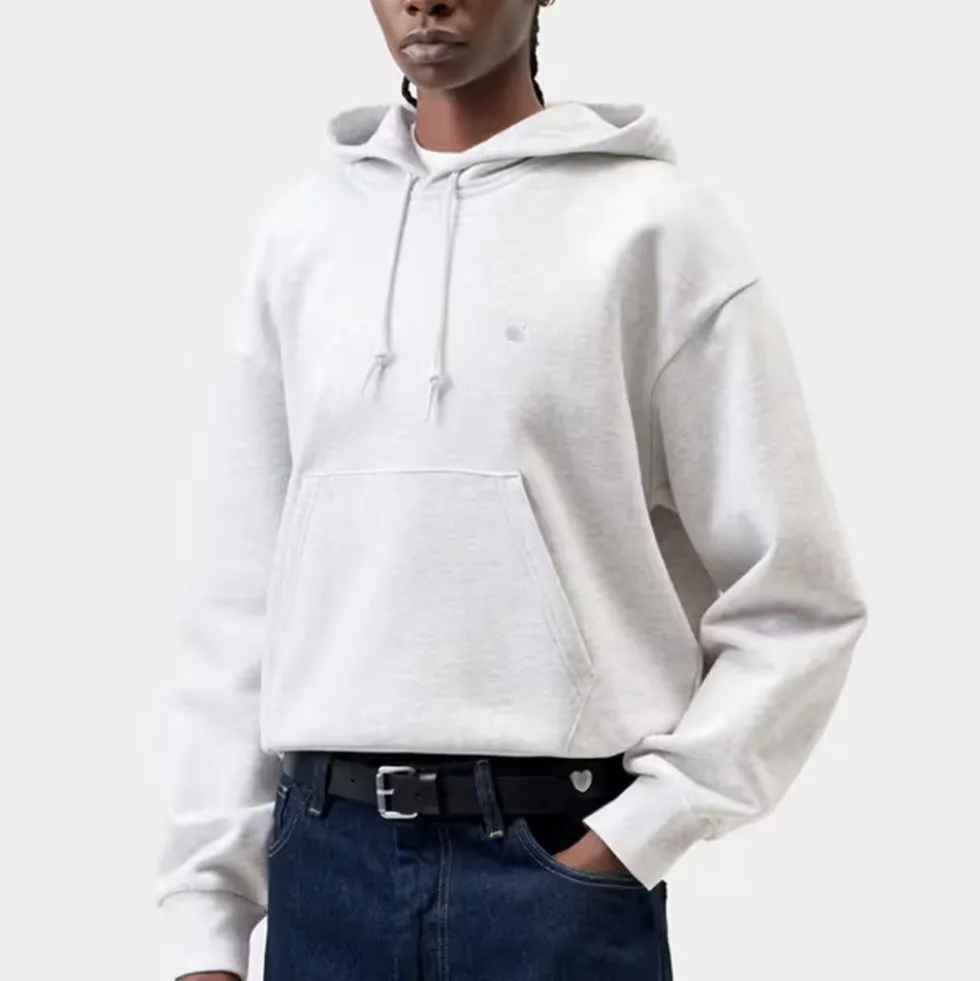 Carhartt WIP - Hoodie Casey - Ash Heather & Silver