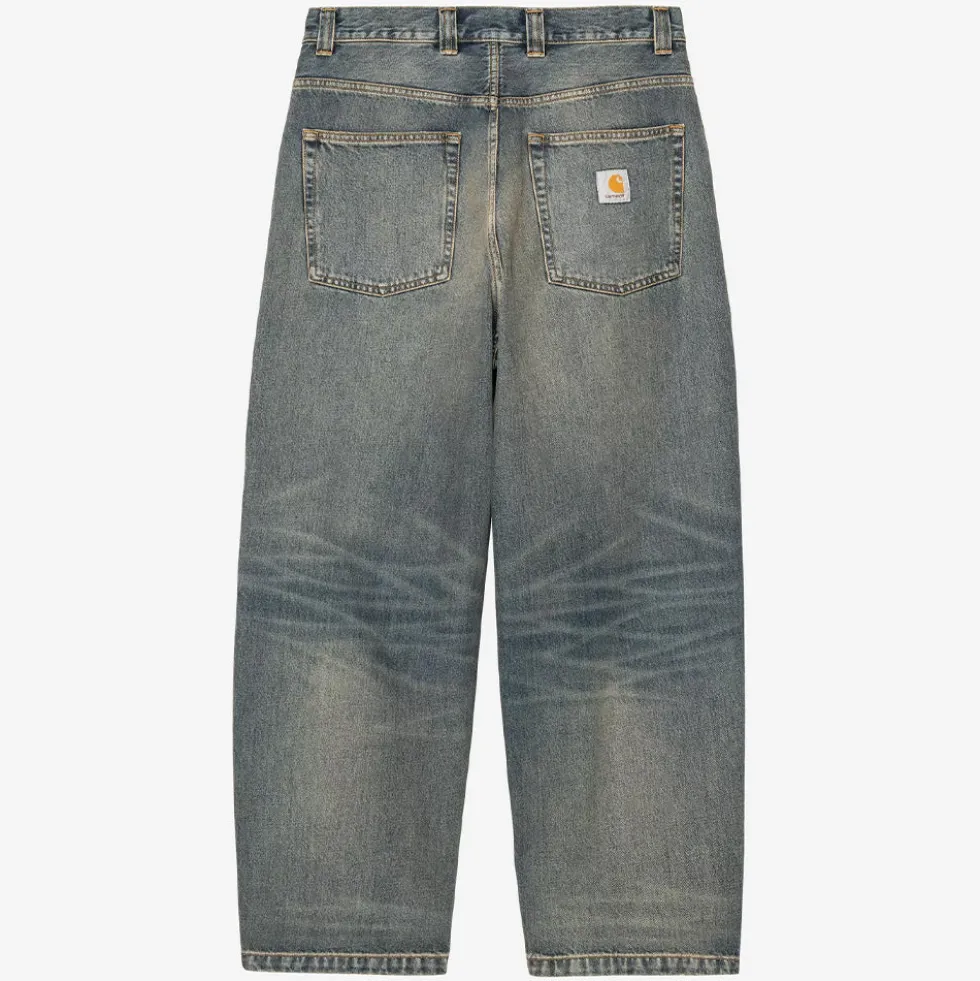 Carhartt WIP - Jeans Brandon W - Bleu Worn Used Wash
