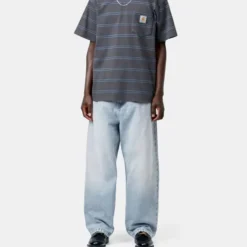 Carhartt WIP - Pantalon Brandon Denim - Bleu Heavy Worn Bleached