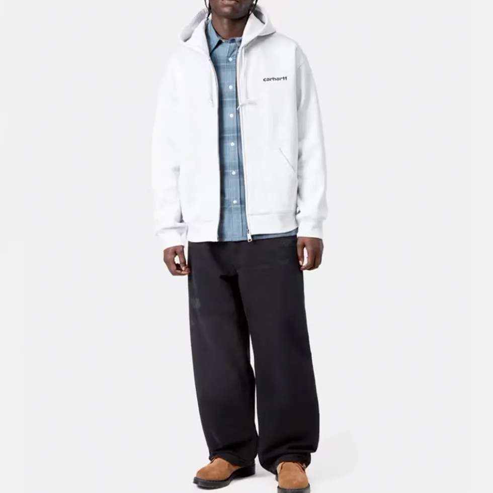 Carhartt WIP - Pantalon Brandon Canvas - Noir Grind Washed