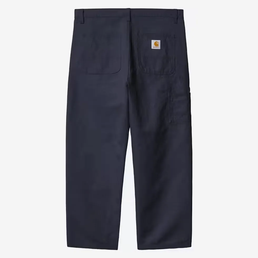 Carhartt WIP - Pantalon Walter Double Knee - Navy Garment Dyed