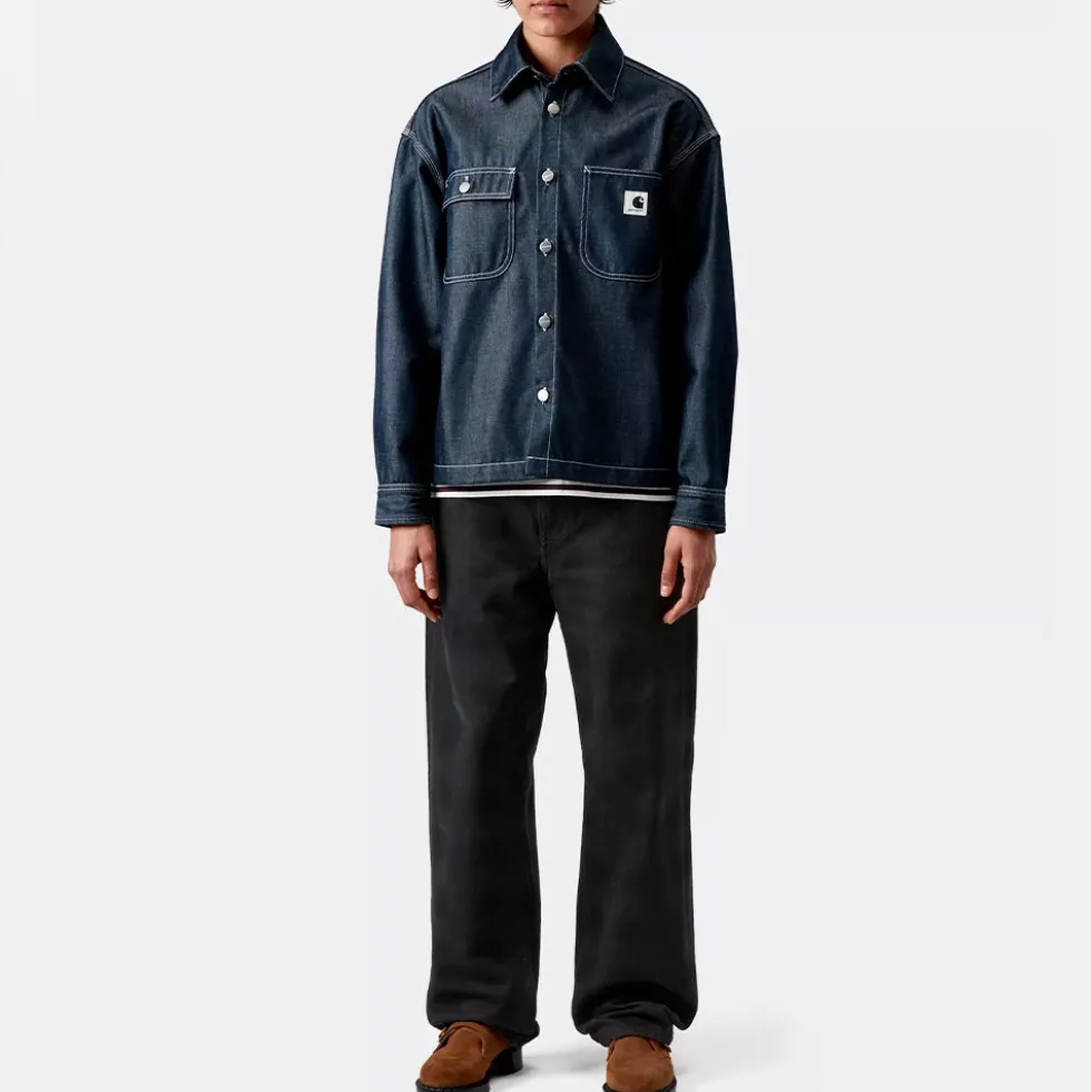 Carhartt WIP - Pantalon W Everson Bradford - Noir Print