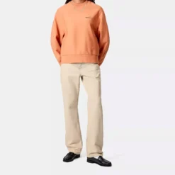Carhartt WIP - Pantalon W' Noxon - Bleu Sable Bleached