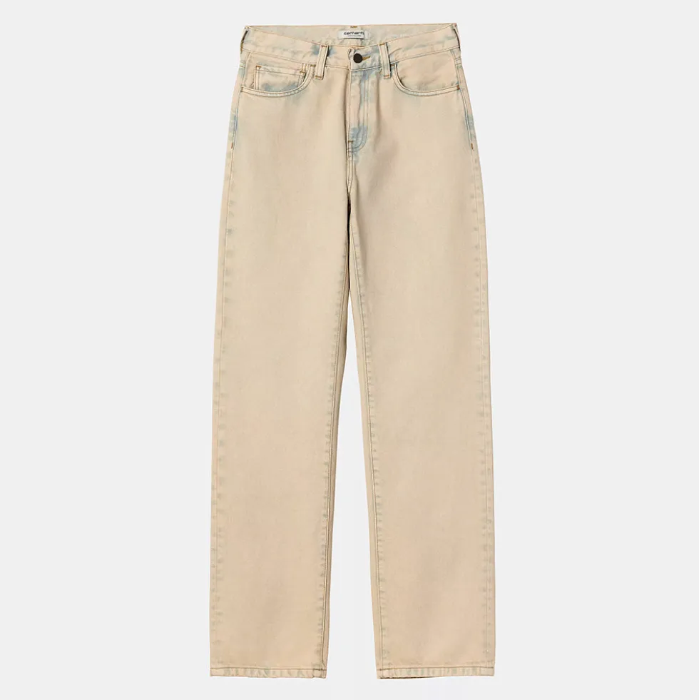 Carhartt WIP - Pantalon W' Noxon - Bleu Sable Bleached