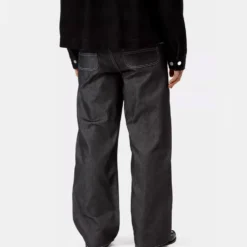 Carhartt WIP - Pantalon W Simple Melbourne - Noir Rigide