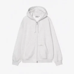 Carhartt WIP - Sweat Hooded Wip Label - Ash Heather