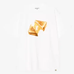 Carhartt WIP - T-shirt Cheese Toast - Blanc