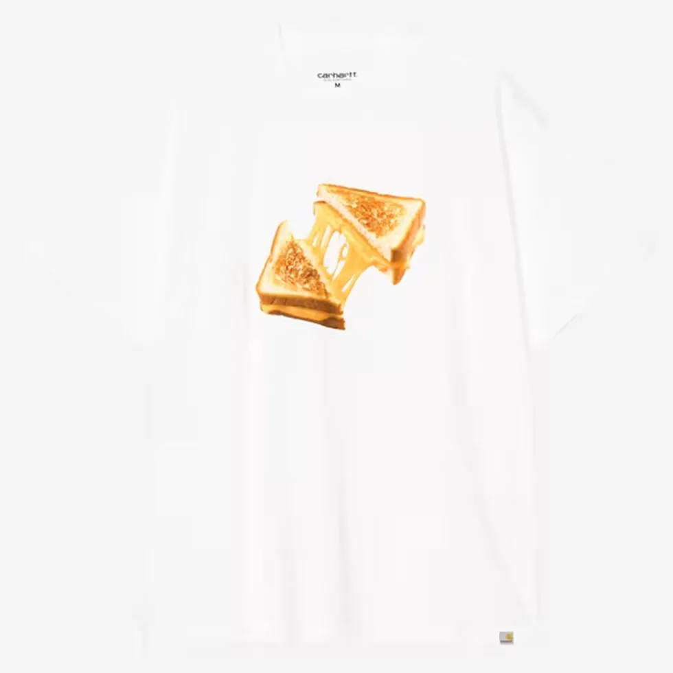 Carhartt WIP - T-shirt Cheese Toast - Blanc