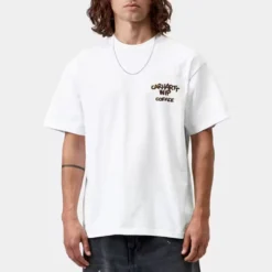 Carhartt WIP - T-shirt SS Coffee Break - Blanc