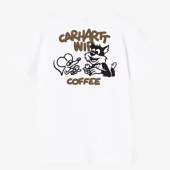Carhartt WIP - T-shirt SS Coffee Break - Blanc