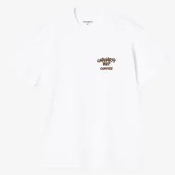 Carhartt WIP - T-shirt SS Coffee Break - Blanc