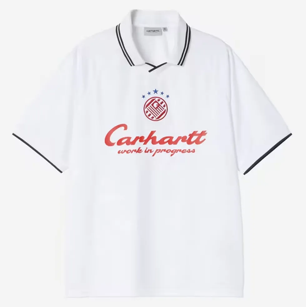 Carhartt WIP - T-shirt SS Terrace Football - Blanc