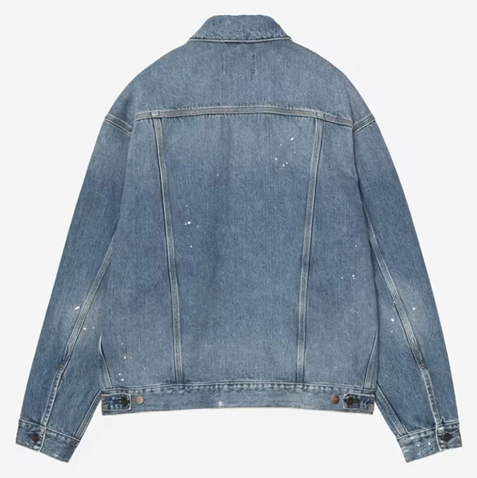 Carhartt WIP - Veste Helston Denim - Blue Destroy Wash