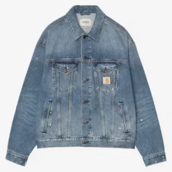 Carhartt WIP - Veste Helston Denim - Blue Destroy Wash
