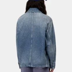 Carhartt WIP - Veste Og Michigan Smithtown - Bleu Destroy Wash