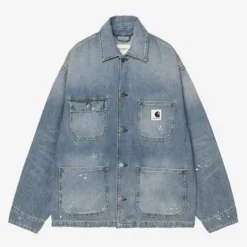 Carhartt WIP - Veste Og Michigan Smithtown - Bleu Destroy Wash