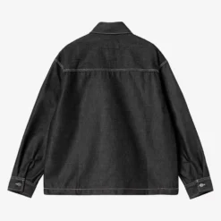 Carhartt WIP - Veste W Louis Melbourne - Noir Rigide