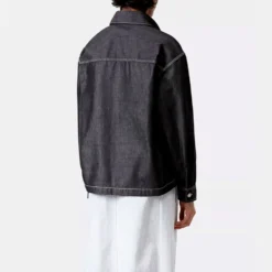 Carhartt WIP - Veste W Louis Melbourne - Noir Rigide