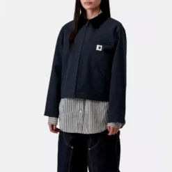 Carhartt WIP - Veste W Newkirk Summer - Noir Deep Night