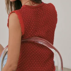 Carlota Cahis - Gilet Cute - Cherry
