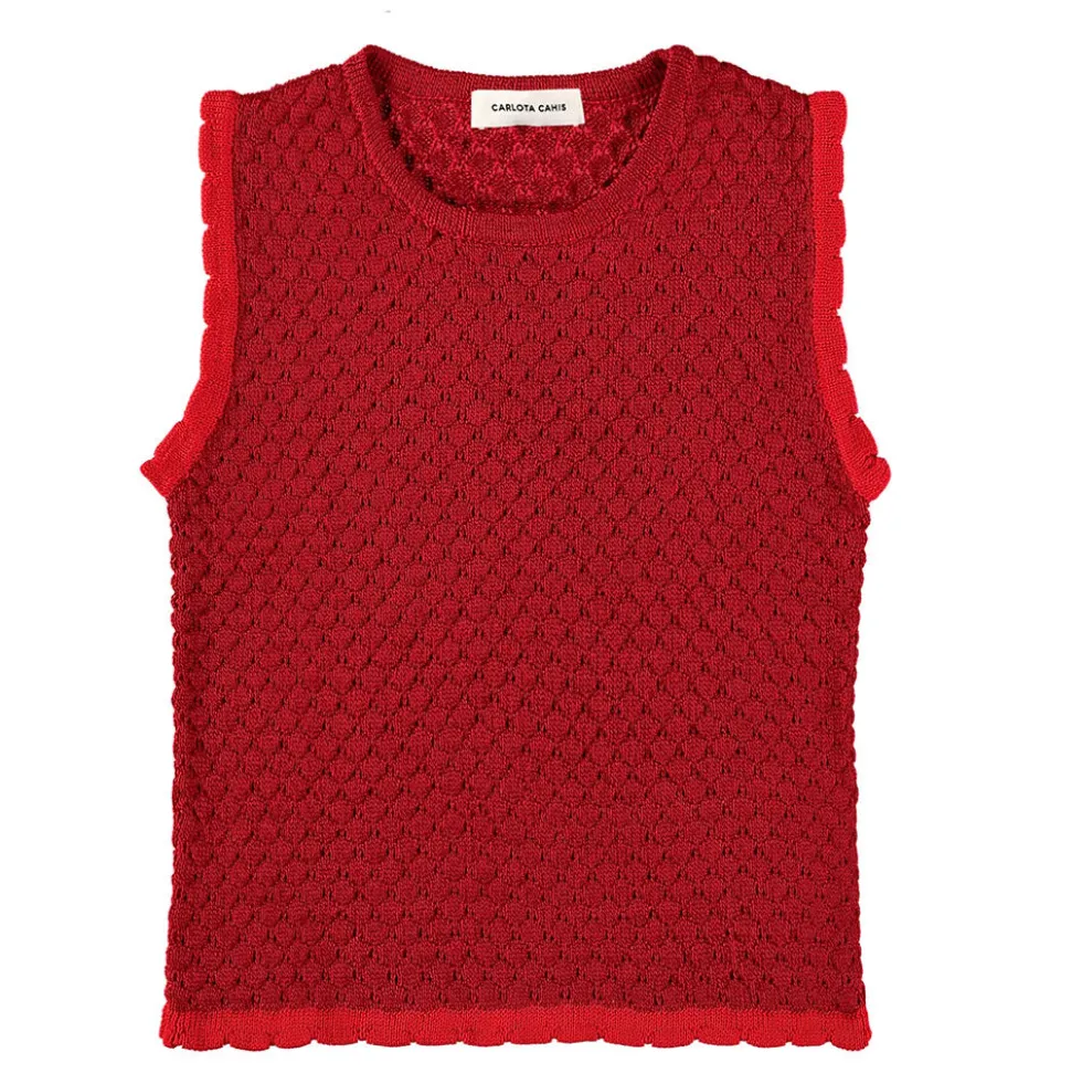 Carlota Cahis - Gilet Cute - Cherry